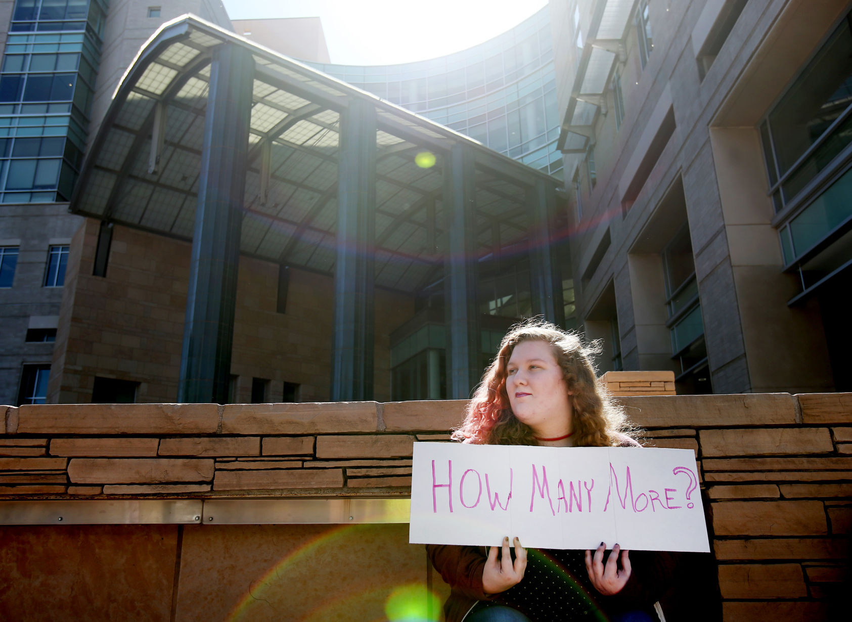City High School students walkout in protest